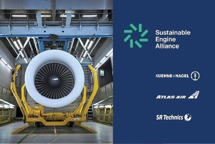 Kuehne+Nagel partners with Atlas Air and SR Technics Group to form the “Sustainable Engine Alliance”